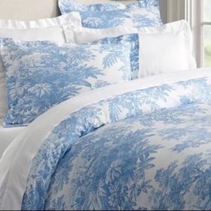 Pottery Barn Matine Toile Euro Shams